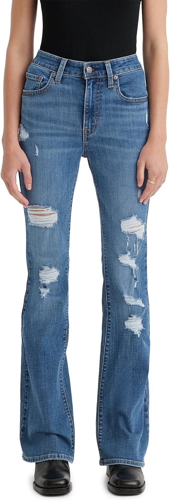 levi's high waisted jeans