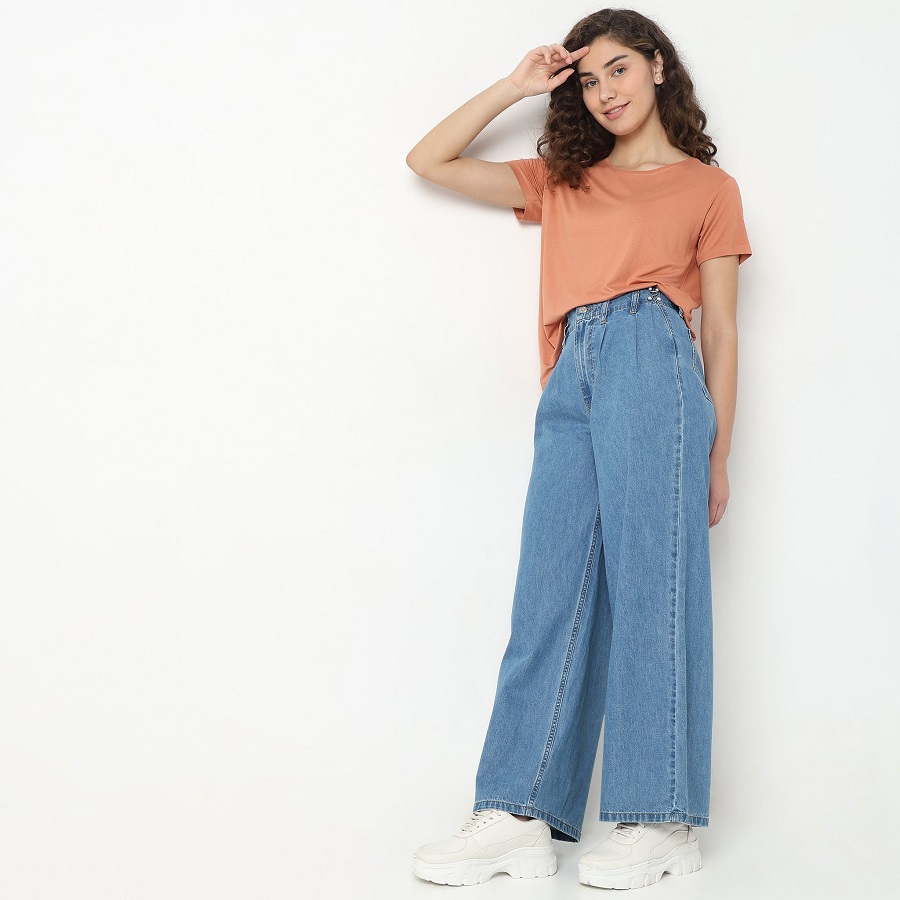 women wide leg jeans