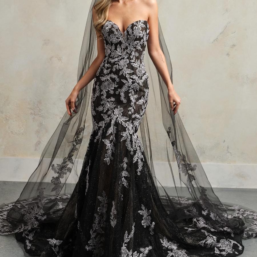 black wedding dress